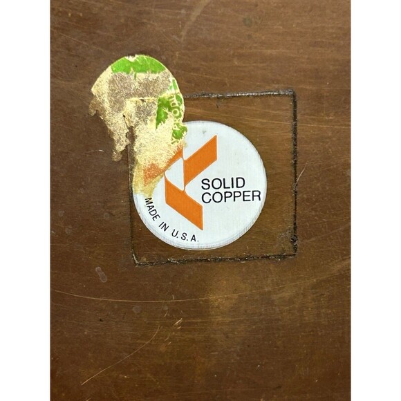 Vintage Copper Teapot Sailing Ship Captains Tea Kettle Coffee Pot Made In USA - Picture 6 of 10